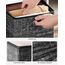 SONGMICS Aufbewahrungsbox, 6er Set, Ordnungsboxen aus Vliesstoff mit Griff, Boxen Aufbewahrung, 33 x 33 x 33 cm, Organizer Box, für Würfelregal, Faltbox, Kleideraufbewahrung, schwarz meliert RFB033B01