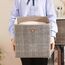 SONGMICS Aufbewahrungsbox, 6er Set, Ordnungsboxen aus Vliesstoff mit Griff, Boxen Aufbewahrung, 30 x 30 x 30 cm, Organizer Box, für Würfelregal, Faltbox, Kleideraufbewahrung, taupe meliert RFB006K01