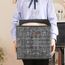 SONGMICS Aufbewahrungsbox, 6er Set, Ordnungsboxen aus Vliesstoff mit Griff, Boxen Aufbewahrung, 30 x 30 x 30 cm, Organizer Box, für Würfelregal, Faltbox, Kleideraufbewahrung, schwarz meliert RFB006B01