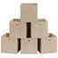 SONGMICS Aufbewahrungsbox, 6er Set, Ordnungsboxen aus Vliesstoff mit Griff, Boxen Aufbewahrung, 30 x 30 x 30 cm, Organizer Box, für Würfelregal, Faltbox, Kleideraufbewahrung, sandbeige RFB006K03