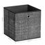 SONGMICS Aufbewahrungsbox, 6er Set, Ordnungsboxen aus Vliesstoff mit Griff, Boxen Aufbewahrung, 30 x 30 x 30 cm, Organizer Box, für Würfelregal, Faltbox, Kleideraufbewahrung, schwarz meliert RFB006B01