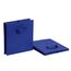 Amazon Basics zusammenklappbarer Aufbewahrungswürfel/Organizer aus Stoff mit Griffen, 33 cm x 33 cm x 33 cm, Einfarbig Marineblau, 6 Stück