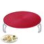 Westmark Teller-Etagère, Zusammenfaltbar, Mikrowellengeeignet, Kunststoff, Rot/Weiß, 22492270