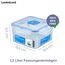 LocknLock PP Classic Frischhaltedose mit Serviereinsatz, 1,2 L, 155 x 155 x 87 mm, 100 % luft- und wasserdicht, Cleveres Verschluss-System, Vorratsdose Kühlschrank & Gefrierfach