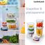 LocknLock PP Classic Frischhaltedose | 1,8 L | 20,8 x 14,3 x 9,4 cm | 100 % luft- und wasserdicht | BPA-frei | Gefrier-& Kühlschrank Organizer | Spülmaschinen-& Mikrowellengeeignet
