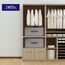 TOPP4u 2er Set große Aufbewahrungsboxen 50x40x20 cm - Boxen Aufbewahrung groß - Aufbewahrungskorb faltbar - Kleiderschrank Organizer - Stoff Kleiderboxen als Schrank Kisten - Stoffboxen in Grau-Beige
