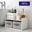 TOPP4u 3er Set Kleine Aufbewahrungsbox 26x18x15 cm - Boxen Aufbewahrung - Aufbewahrungsbox faltbar - Schubladen Organizer Box - Faltbox Kisten Kleiderschrank Stoffboxen für Unterwäsche, Hosen, Socken
