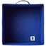 Amazon Basics Zusammenklappbarer Aufbewahrungswürfel/Organizer aus Stoff mit Griffen, 26,6 x 26,6 x 27,9 cm, 6 Stück, Einfarbig Marineblau
