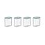 Mepal | 4er Set Frischhaltedosen mit Deckel | rechteckige Lebensmittelbehälter | Küchenorganizer aus Kunststoff | luftdichte Vorratsbehälter | 4 x 1500 ml | Grün