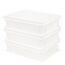 Pimotti Pizzaballenbox (3er Set ohne Deckel) mit 30 x 40 x 12 cm, Kunststoffbehälter für Pizzateig, Stapelbehälter, Gärbox (3x11,5 Liter)