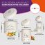 TWOBERRY Kartoffel Aufbewahrungsbox [3er Set] inkl. Sparschäler- längere Haltbarkeit durch 360° Luftzirkulation-ideale Zwiebel Aufbewahrung Kartoffel Aufbewahrung & Knoblauch Aufbewahrun (Weiß)