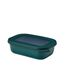 Mepal - Multi Bowl Cirqula Rectangular - Vorratsdose mit Deckel - Geeignet als Luftdichte Aufbewahrungsbox für den Kühlschrank, Mikrowellengeschirr & als Frischhaltedosen - 500 ml - Nordic Pine