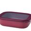 Mepal - Multi Bowl Cirqula Rectangular - Vorratsdose mit Deckel - Geeignet als Luftdichte Aufbewahrungsbox für den Kühlschrank, Mikrowellengeschirr & als Frischhaltedosen - 2000 ml - Nordic Berry