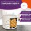 TWOBERRY Kartoffel Aufbewahrungsbox [3er Set] inkl. Sparschäler- längere Haltbarkeit durch 360° Luftzirkulation-ideale Zwiebel Aufbewahrung Kartoffel Aufbewahrung & Knoblauch Aufbewahrun (Weiß)