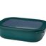 Mepal - Multi Bowl Cirqula Rectangular - Vorratsdose mit Deckel - Geeignet als Luftdichte Aufbewahrungsbox für den Kühlschrank, Mikrowellengeschirr & als Frischhaltedosen - 2000 ml - Nordic Pine
