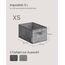 SONGMICS Aufbewahrungsbox 3er Set, zusammenklappbar, Stoffboxen aufbewahren, 30 x 20 x 15 cm, für Kleiderschrank, 2 Griffe, Etikette, für Schlafzimmer Wohnzimmer, schilfgrau ROB415G01