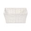 Compactor Etna Flechtkorb, Weiß, 31cmx24cmx14cm