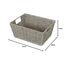 Compactor Lisou Woven Aufbewahrungskörbe 6 grau, RAN7427