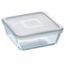 Behälter Quad, C/T, 20 x 20 x 7 cm, 2 l, C&F PX