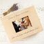 Creative Deco Personalisierte Geschenke Wunschtext + Foto | Fotogeschenke Holzkiste | dein Eigenes Bild Individuelle Geschenk | Geschenkkiste Geschenkbox für Frauen, Männer und Paar | 40 x 30 x 14 cm