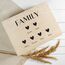 Creative Deco Familie Personalisierte Geschenke mit Namen Holzkiste | Dein Eigener Beliebig Personalisiert Text Individuelle Geschenk | Geschenkkiste Geschenkbox | Für Frauen, Männer und Kinder | Deko