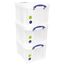 Really Useful Aufbewahrungsboxen 3er-Pack 35 l farblos