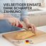 Schwertkrone® Tomatenmesser Obst- & Gemüsemesser 6er Set [MADE IN SOLINGEN - GERMANY] - Küchenmesser klein scharf - Schneidemesser Schälmesser Sägemesser - Allzweckmesser (Gezahnte Klinge: 9,0cm)