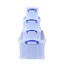 Really Useful Aufbewahrungsboxen 4er-Pack 48 Litre + 12 Litre + 9 Litre + 3 Litre farblos