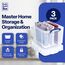 Really Useful Aufbewahrungsboxen 3er-Pack 35 Litre XL transparent