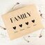 Creative Deco Familie Personalisierte Geschenke mit Namen Holzkiste | Dein Eigener Beliebig Personalisiert Text Individuelle Geschenk | Geschenkkiste Geschenkbox | Für Frauen, Männer und Kinder | Deko
