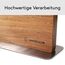 Hanseküche Messerblock - Messerhalter ohne Messer aus Holz Messerbrett (Akazie Braun Metallboden, Doppelseitig)