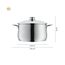 WMF Diadem Plus Kochtopf Induktion 20 cm – 3,7 l großer Fleischtopf aus Cromargan Edelstahl mit Glasdeckel, hohem Rand, spülmaschinenfest, langlebig und unbeschichtet für gesunde, leckere Mahlzeiten