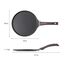 SENSARTE Schwarze Crepe Pfanne 30cm Antihaftpfanne Omlettpfanne Pfannkuchen flache Pfanne mit Schweizer Granit Antihaftversiegelung, Bakelitegriff, Induktions Kompatibel, PFOA PFOS Frei
