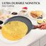 SENSARTE Crepe Pfanne 30cm Antihaftpfanne Omlettpfanne Pfannkuchen Flache Pfanne mit Schweizer Granit Antihaftversiegelung, Bakelitegriff, Induktions Kompatibel