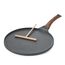 SENSARTE Crepe Pfanne 26cm Antihaftpfanne Omlettpfanne Pfannkuchen Flache Pfanne mit Schweizer Granit Antihaftversiegelung, Bakelitegriff, Induktions Kompatibel