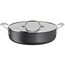 Tefal H9129943 Flache Pfanne, 30 cm, Jamie Oliver, harteloxiert, Aluminium, 5,4 Liter, Schwarz