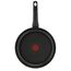 Tefal G28806 Hard Titanium On Bratpfanne 28 cm, Aluminium, unbedenkliche Antihaftversiegelung, Thermo-Signal Temperaturanzeiger, für alle Herdarten geeignet, induktionsgeeignet, Schwarz