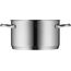 WMF Aparto Kochtopf groß 20cm, mit Glasdeckel, Fleischtopf, Induktionsgeeignet, 3,3l, Cromargan Edelstahl, poliert, unbeschichtet