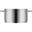 WMF Aparto Kochtopf groß 24cm, mit Glasdeckel, Fleischtopf, Induktionsgeeignet, 5,7l, Cromargan Edelstahl, hochglanzpoliert, backofengeeignet, unbeschichtet