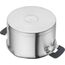 ZWILLING Simplify Kochtopf-Set 4-teilig, Mit Ausgießfunktion, Stay-Cool-Griffe, Induktionsgeeignet, Edelstahl, Silber