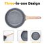 ZUOFENG Antihaft Pfanne Bratpfanne Beschichtet 28cm, Granit Pfannen Nonstick Frying Pan, Beschichtete Pfanne Für Gasherd Induktion