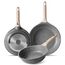 ZUOFENG Antihaft Pfanne Bratpfanne Beschichtet 20cm 24cm 28cm, Granit Pfannen Nonstick Frying Pan, Beschichtete Pfanne Für Gasherd Induktion