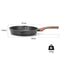 ZUOFENG Antihaft Pfanne Bratpfanne Beschichtet 24cm, Granit Pfannen Nonstick Frying Pan, Beschichtete Pfanne Für Gasherd Induktion