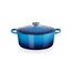 Le Creuset Signature Gusseisen-Bräter mit Deckel, Ø 28 cm, Rund, Für alle Herdarten und Induktion geeignet, Volumen: 6,7 l, 6,125 kg, Azure, 21177282202430
