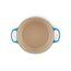 Le Creuset Signature Gusseisen-Bräter mit Deckel, Ø 28 cm, Rund, Für alle Herdarten und Induktion geeignet, Volumen: 6,7 l, 6,125 kg, Azure, 21177282202430