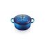 Le Creuset Signature Gusseisen-Bräter mit Deckel, Ø 20 cm, Rund, Für alle Herdarten und Induktion geeignet, Volumen: 2,4 l, 3,092 kg, Azure, 21177202202430