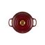 Le Creuset Signature Gusseisen-Bräter mit Deckel, Ø 24 cm, Rund, Für alle Herdarten und Induktion geeignet, Volumen: 4,2 l, 4,305 kg, Garnet, 21177249494441