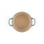 Le Creuset Signature Gusseisen-Bräter mit Deckel, Ø 22 cm, Rund, Für alle Herdarten und Induktion geeignet, Volumen: 3,3 l, 3,932 kg, Ocean, 21177223602430
