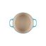 Le Creuset Signature Gusseisen-Bräter mit Deckel, Ø 22 cm, Rund, Für alle Herdarten und Induktion geeignet, Volumen: 3,3 l, 3,932 kg, Karibik, 21177221702430