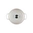 Le Creuset Signature Gusseisen-Bräter mit Deckel, Ø 24 cm, Rund, Für alle Herdarten und Induktion geeignet, Volumen: 4,2 l, 4,305 kg, Meringue, 21177247164430